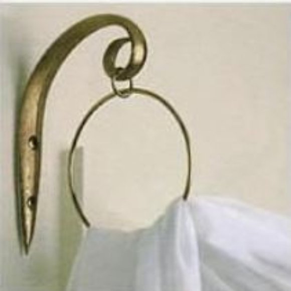 NWT Scarf and Towel Ring Holder, Home Decor Interior Accents Fern - Picture 5 of 5